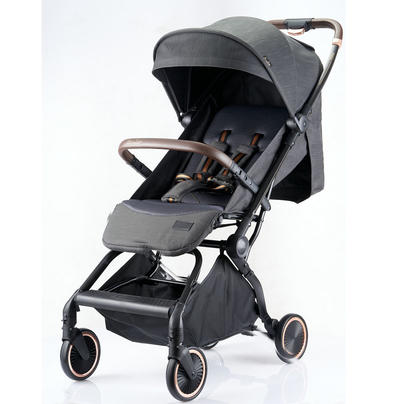 Self folding by one hand Auto folding light weight travel baby stroller