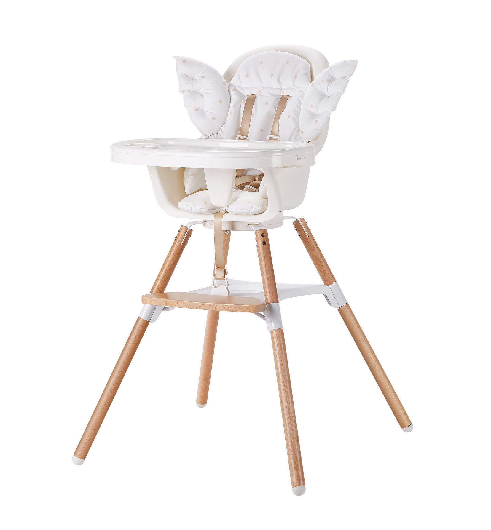 Harari Baby wooden white wooden baby high chair for business for feeding-2