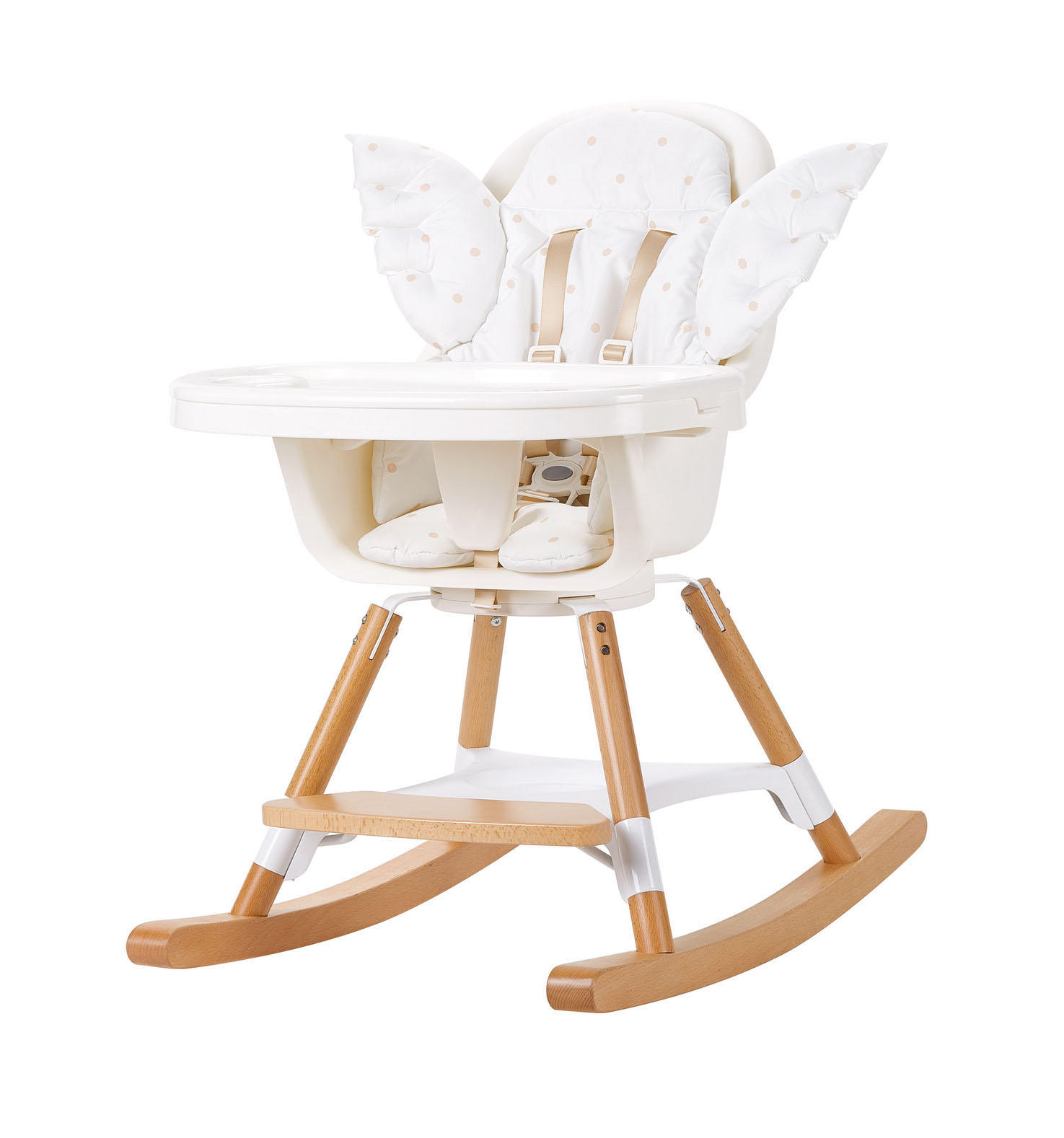 Harari Baby wooden white wooden baby high chair for business for feeding-3